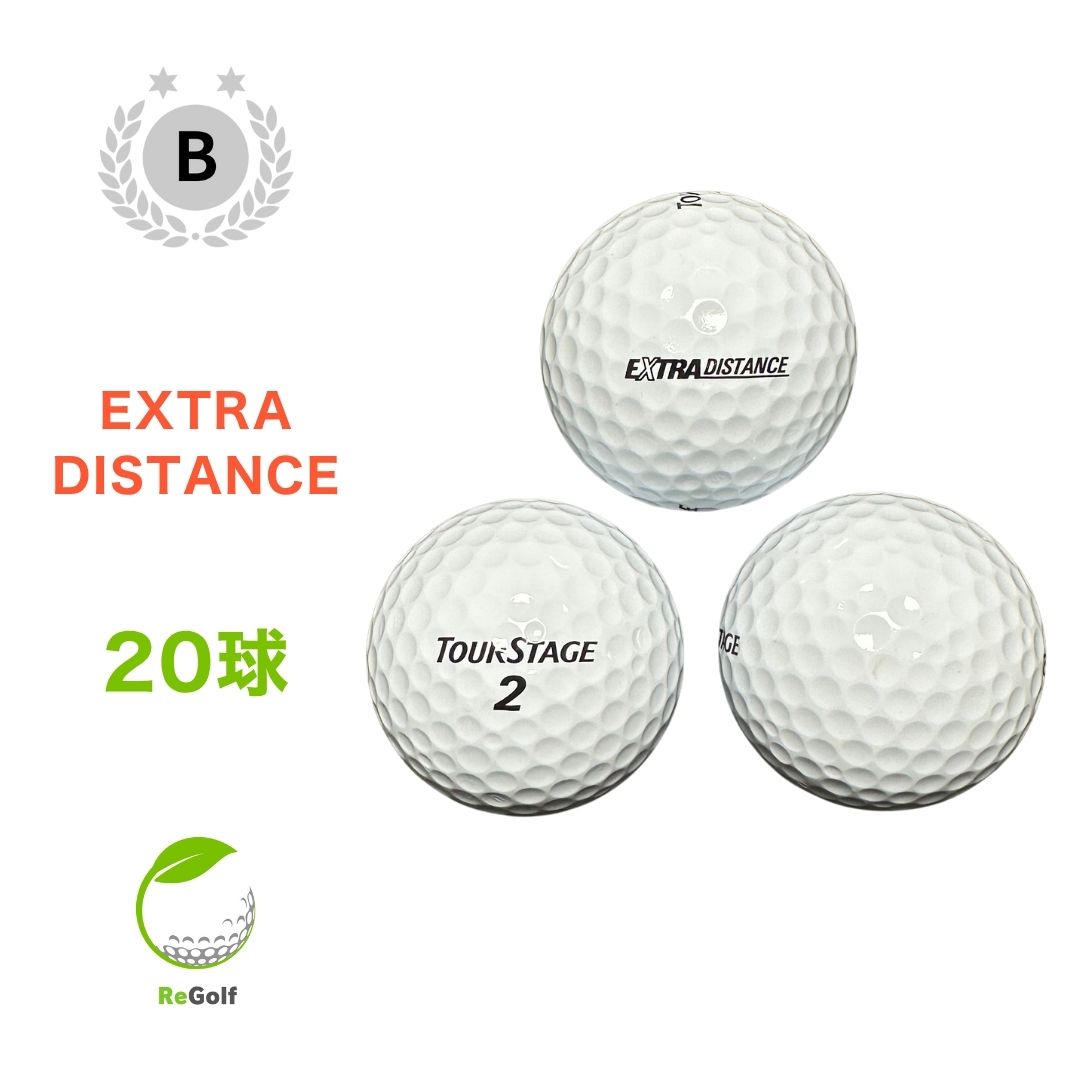 ReGolfで販売されているTOURSTAGE EXTRA DISTANCEのロストボール