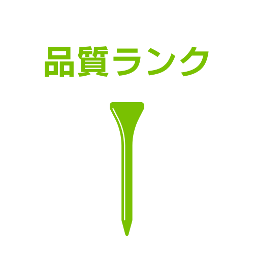 ロストボールを４段階の品質に分けて販売